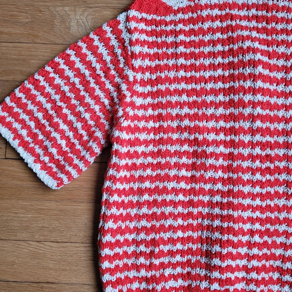 Worn Once! Closed Crochet Cardigan Arabiata - Picture 15 of 16